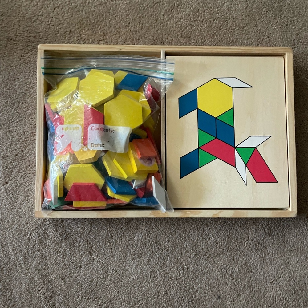 Melissa & Doug Pattern Blocks and Boards